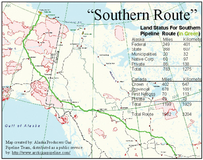 Проект газопровода «Аляска – Канада – Средний Запад США»