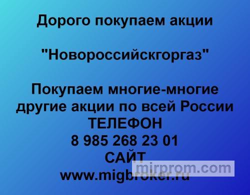 цена акций Новороссийскгоргаз стоимость акций