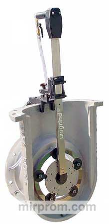 Unigrind SLIM - ПЕРЕНОСНОЙ ШЛИФОВАЛЬНЫЙ И ПРИТИРОЧНЫЙ СТАНОК ДЛЯ РЕМОНТА ПЛОСКО-ПАРАЛЛЕЛЬНЫХ ЗАДВИЖЕК, ОБРАТНЫХ И ПОВОРОТНЫХ КЛАПАНОВ