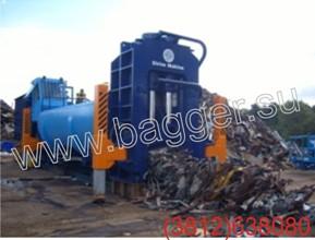 Пресс-ножницы для лома Birim Makina серии Shark мобильные