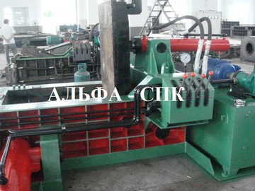 Гидравлический пресс Y81-135 для пакетирования металлолома.