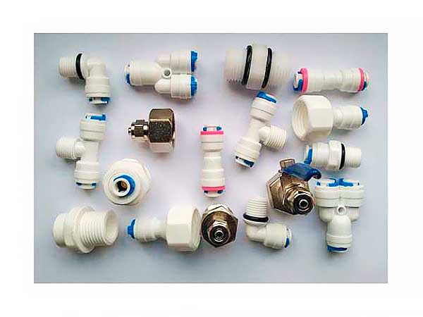Фитинги для фильтров воды и обратного осмоса
