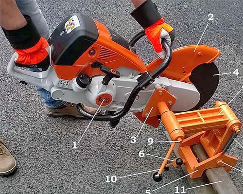 Рельсорезный станок Stihl TS800 запчасти