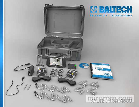 BALTECH SA-4600 — универсальная система для лазерной центровки валов, шкивов ременных передач и измерения вибрации (максимальная комплектация)