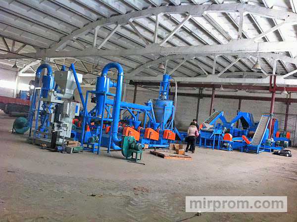 Переработка покрышек линия