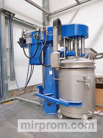 Вакуумный диссольвер, тип VKDV 601-75FU / VACUUM KREIS-DISSOLVER, type VKDV 601-75 FU