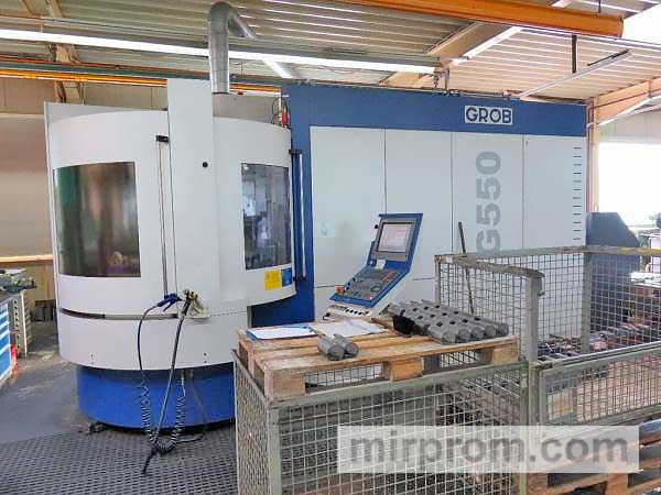 Горизонтальный фрезерный обрабатывающий центр GROB-WERKE GmbH &amp;amp; Co. KG модель G551-1634 2015г.в.