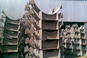 Опоры неподвижные, скользящие, хомутовые, диэлектрические для трубопроводов