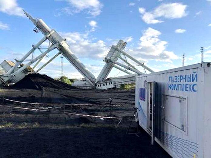Лазерную установку «Росатома» впервые использовали для демонтажа высотных металлоконструкций