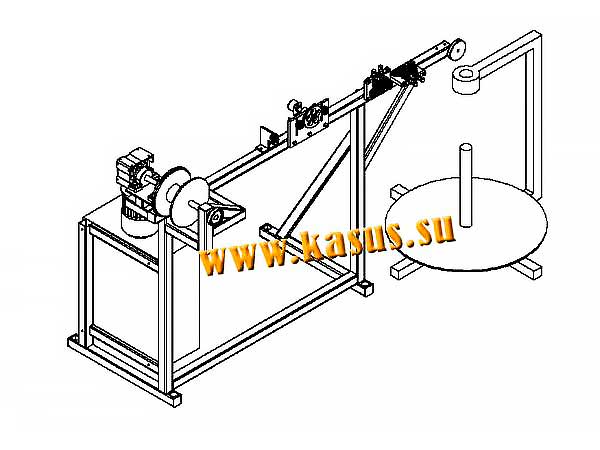 станок для перемотки проволоки