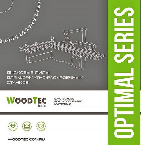 Пила WoodTec для форматно-раскроечных станков Ø300 х 30 х 3,2/2,2 Z = 96 FZ/TR