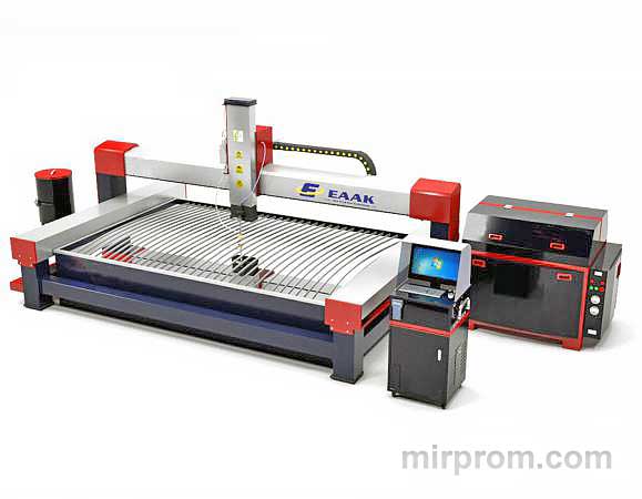 Мощный станок для гидроабразивной резки с системой ЧПУ