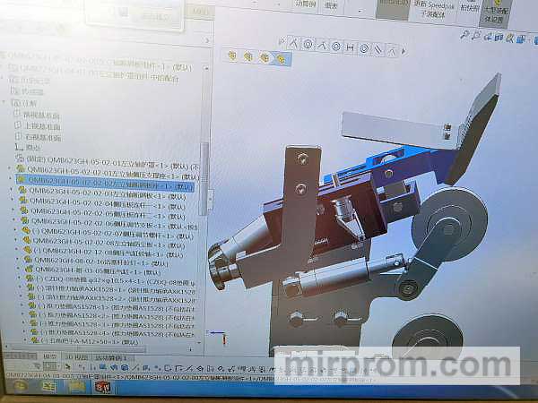 Основание стружколомателя левой вертикальной оси QMB623GH-05-02-02-02 на станок Quadro 723 High Speed