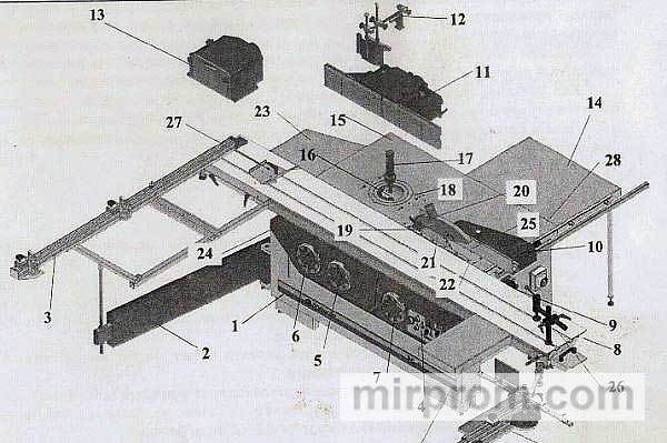 Прижим вертикально-горизонтальный поз.12 для станка SF-2