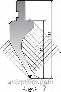 Пуансон P.115.60.R08