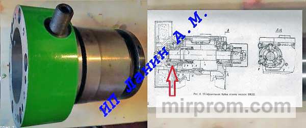 3М151В передний корпус подшипников шпинделя.