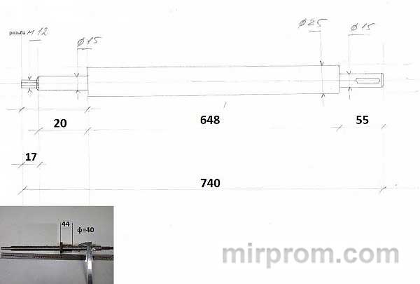 ШВП оси Z для станка Beaver Stone 1325