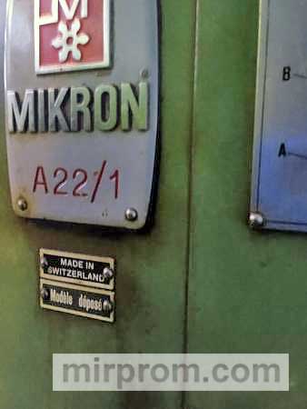 Mikron A22/1 зубофрезерный станок