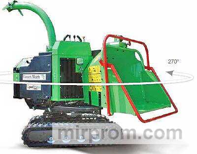 Измельчитель древесины Greenmech QuadTrak 160P