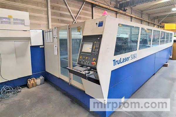 Лазерная установка TRUMPF TruLaser 5060 со сменным столом с рабочей зоной 6х2м