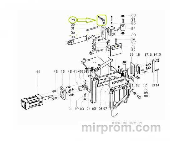 Ручка M6x50x25 13205040 для станка FL-430