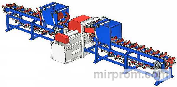 Алтай-Мамонт МГ дисковый станок для переработки тонкомера с гусеничной подачей