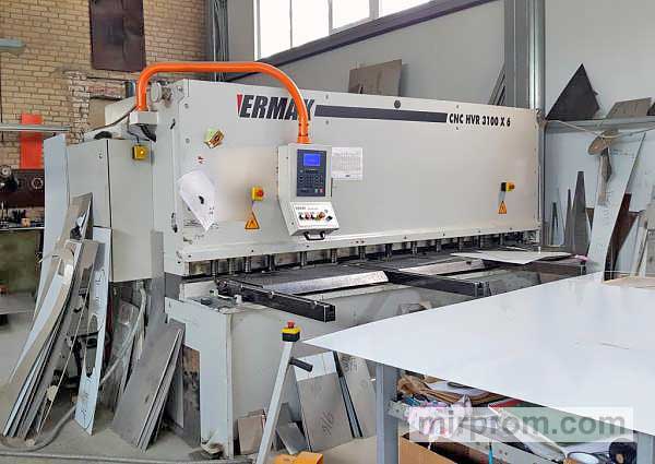 Гильотина с ЧПУ по металлу Ermak HVR 3100x6 CNC б/у