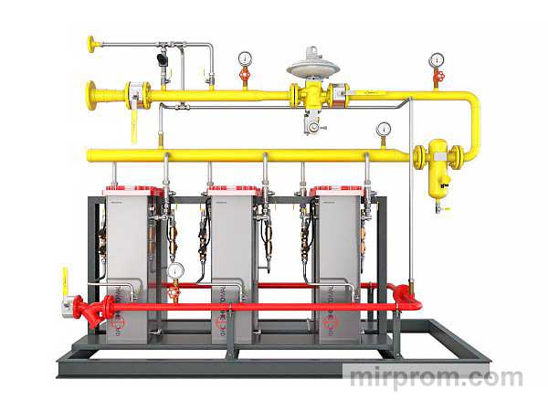 Испарительные установки в рамном исполнении для СУГ с электроподогревом ФАС