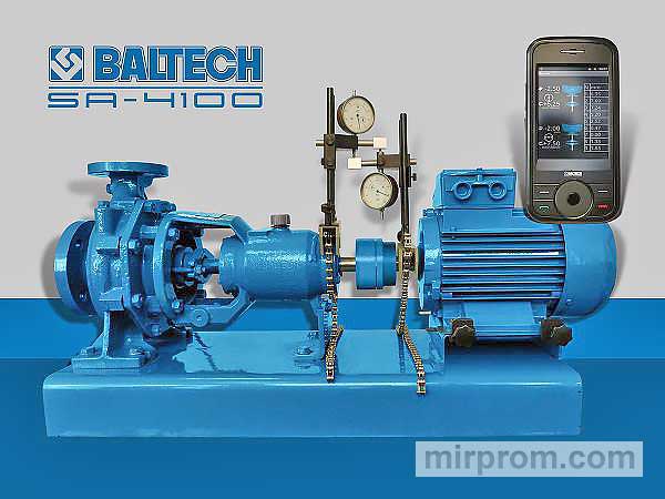 BALTECH SA-4100 - система центровки валов на базе карманного компьютера со стрелочными индикатора