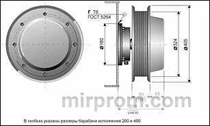 Барабан кабельный БК-100  БК-200  БК-300  БК-400