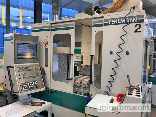 Вертикальный обрабатывающий центр Fehlman PICOMAX 60 c ЧПУX/Y/Z 500 x 350 x 610 мм Mach4metal