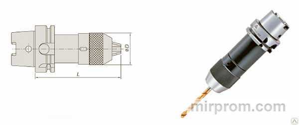 Сверлильный патрон APU для станков с ЧПУ. Державки MT HSK