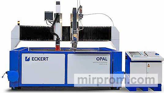 Установки комбинированной резки с ЧПУ (плазма/гидроабразив).