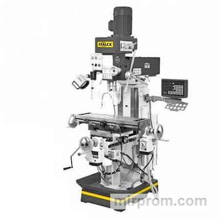 Вертикально-фрезерный станок с УЦИ 1000х240мм X/Y 2,2кВт STALEX BF60