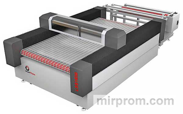 Лазерный станок для резки рулонных материалов Lasermann LSS 1630 с размотчиком LSS 1630