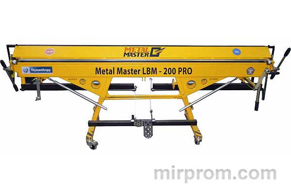 Мобильный листогиб MetalMaster LBM - 200 PRO