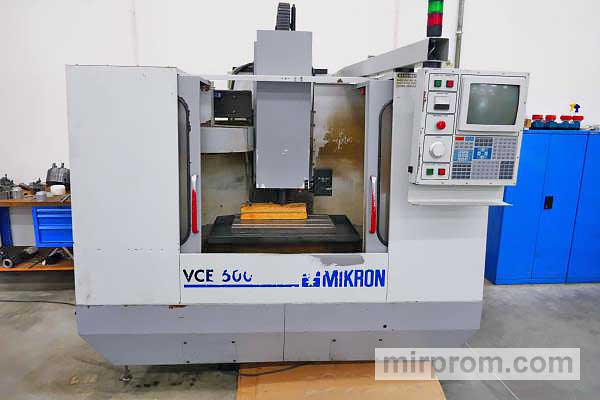 Вертикальный-обрабатывающий центрMIKRON HAAS VCE 500 X/Y/Z 500 x 400 x 500 4048= Mach4metal