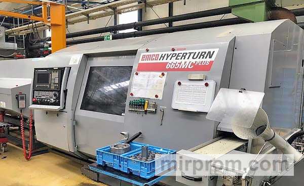 Токарно-фрезерный центр EMCO HYPERTURN 665 MCplus.