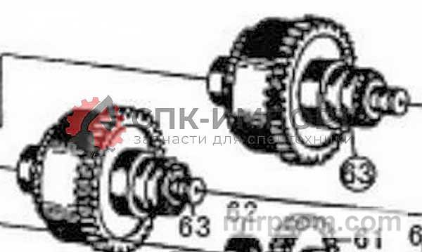 Фрикцион (муфта) 1,2 передачи Z510210430 для погрузчика SEM