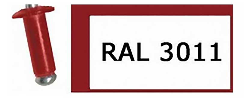 Заклепка алюминий/сталь 3,2x8 RAL 3011