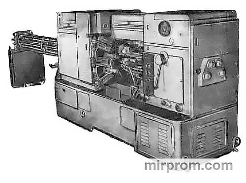 Автомат шестишпиндельный токарный прутковый 1А225-6