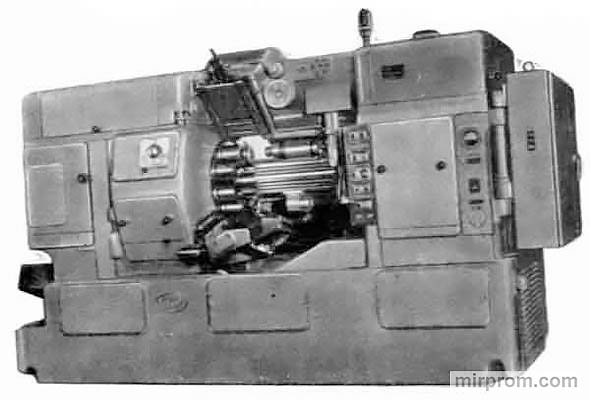 Автомат токарный шестишпиндельный горизонтальный патронный 1А240П-6