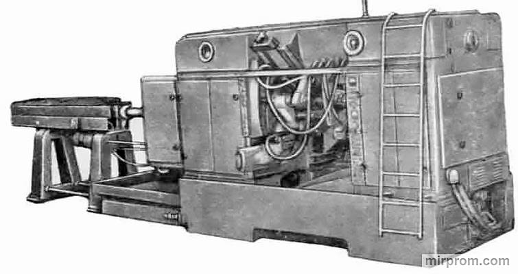 Автомат токарный четырехшпиндельный горизонтальный прутковый повышенной точности 1Б290-4К