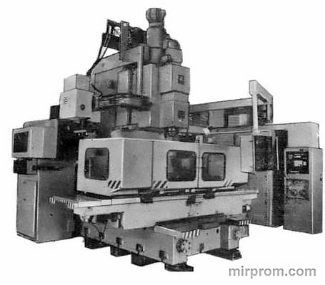 Станок многоцелевой сверлильно-фрезерный расточный вертикальный с крестовым столом 65А80ПМФ4-11