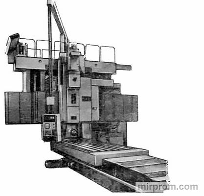 Станок продольный фрезерно-расточный с подвижным столом и ЧПУ 66К16Ф4