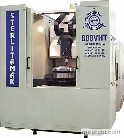 Станок токарный вертикальный с ЧПУ и АСИ 800VHТ