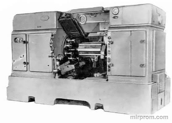 Полуавтомат токарный шестишпиндельный горизонтальный патронный 1Б265НП-6К