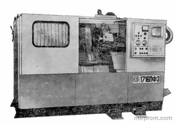 Полуавтомат токарный патронно-центровой с ЧПУ 1716ПФ3