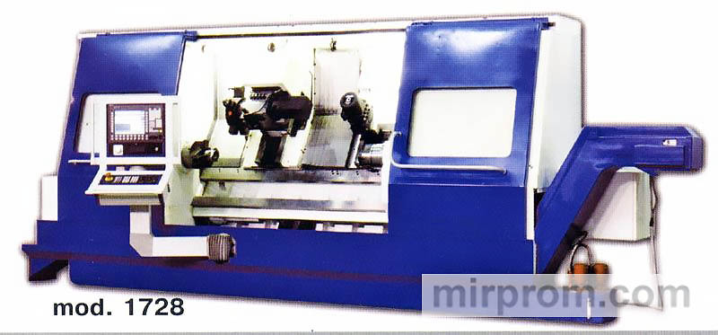 Центр токарный патронно-центровой с ЧПУ 1728