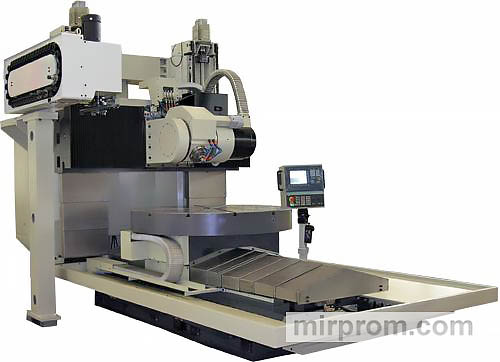 Станок сверлильно-фрезерно-расточный токарный с ЧПУ и АСИ портальный 5- координатный 2000VHT